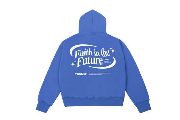 Faith Connexion logo print hoodie - Blue