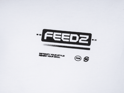 Feedz Detox Tee - White